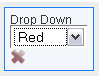 dropdown box