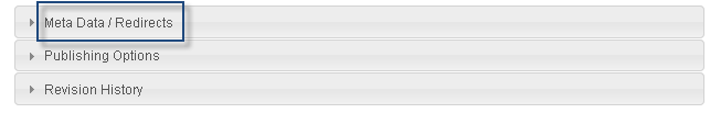 Meta Data Bar