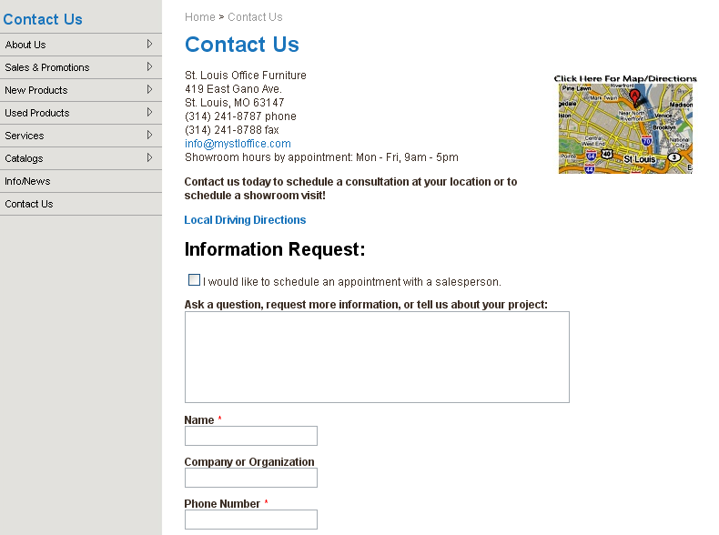 Online Inquiry Form