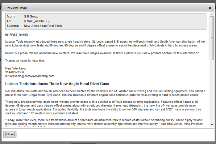 test email