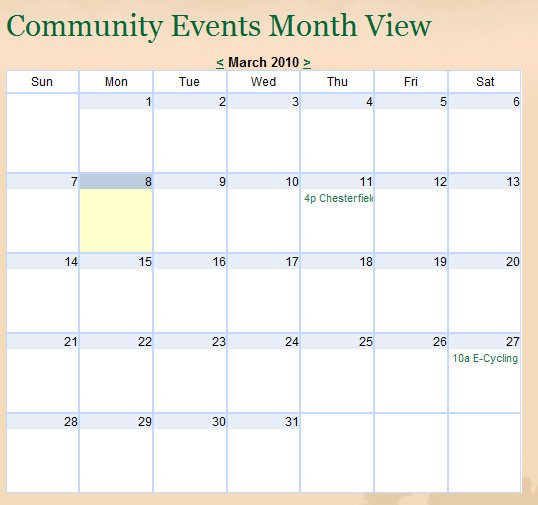 Month View