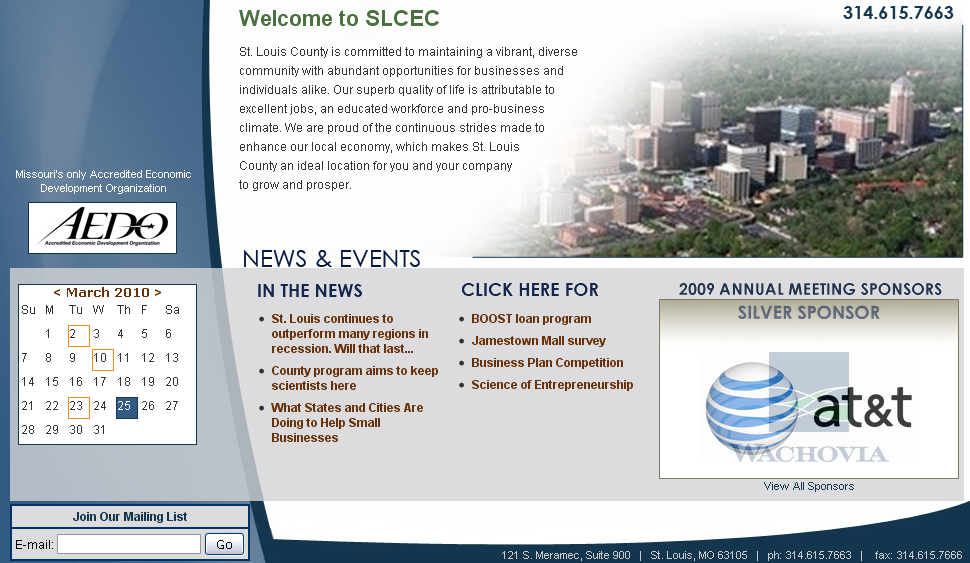 Sponsors screenshot