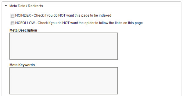 No Index No Follow