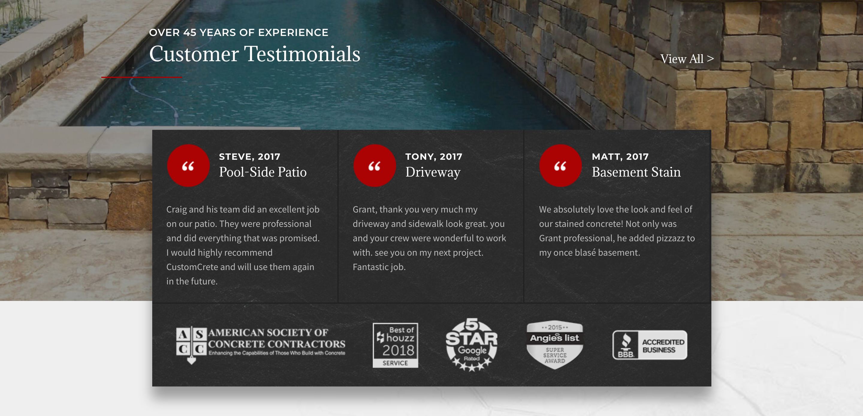 testimonial example